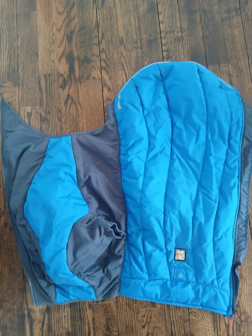 RuffWear Medium Blue Insulated Dog Winter Jacket